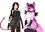 model custom rig 3d avatar of nsfw furry anime vrchat vtuber VR character model